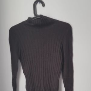 White House Black Market Black Turtleneck Sweater